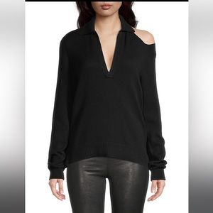 525 America cut out polo sweater - XS